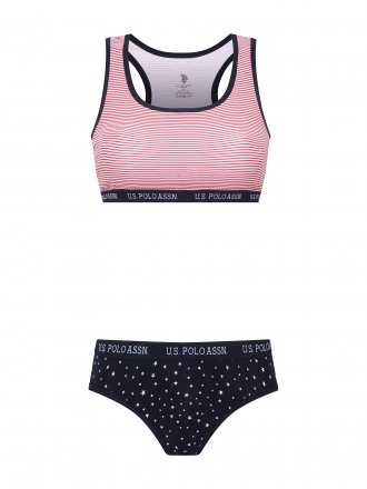 U.S.POLO ASSN. Dámský komplet 66251 proužek